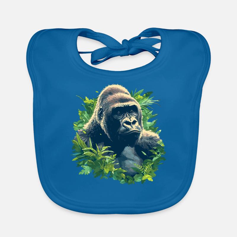 Gorillas Gorilla Organic Baby Bibs
