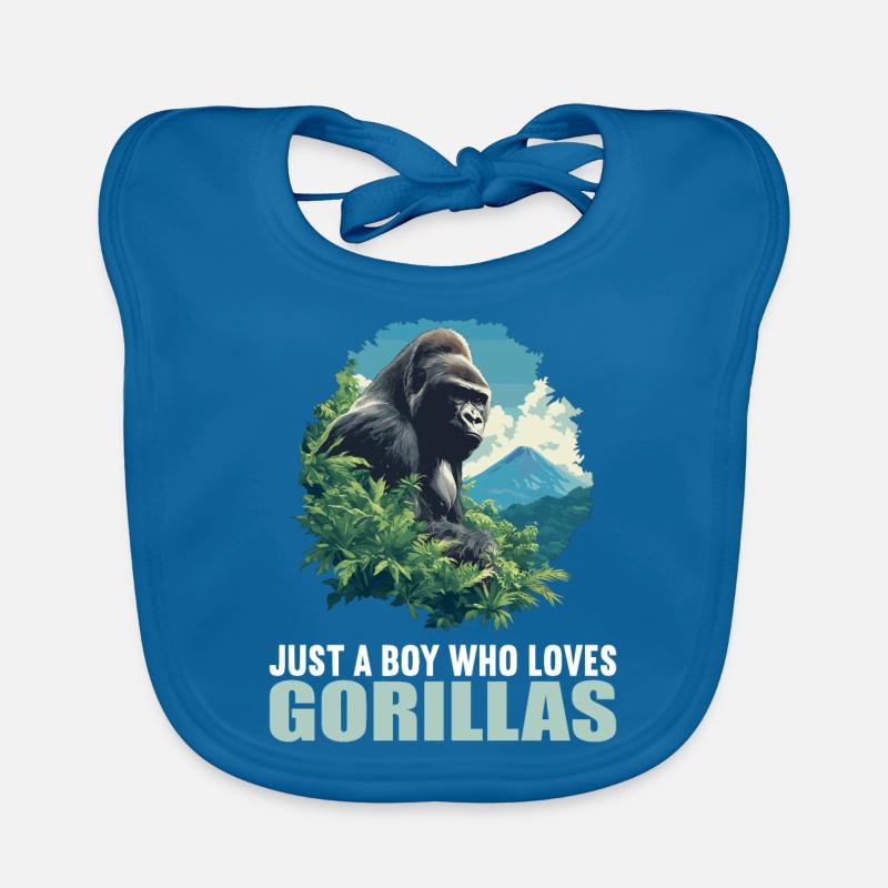 Gorillas Gorilla Organic Baby Bibs