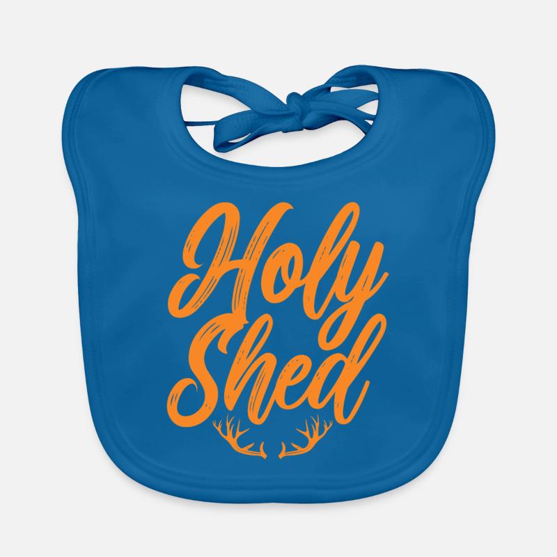 Holy Shed Bow Hunter Chasse Saison Bois de cerf Bavoir bio Bébé