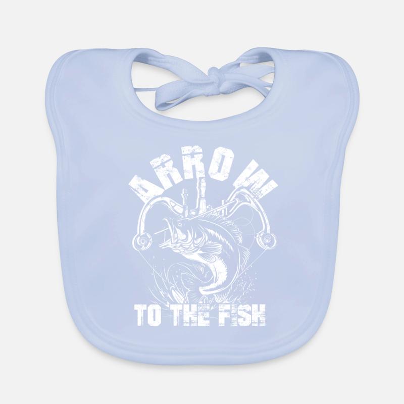 Bogenfischer Bogenfischen Arrow To The Fish Baby Bio-Lätzchen