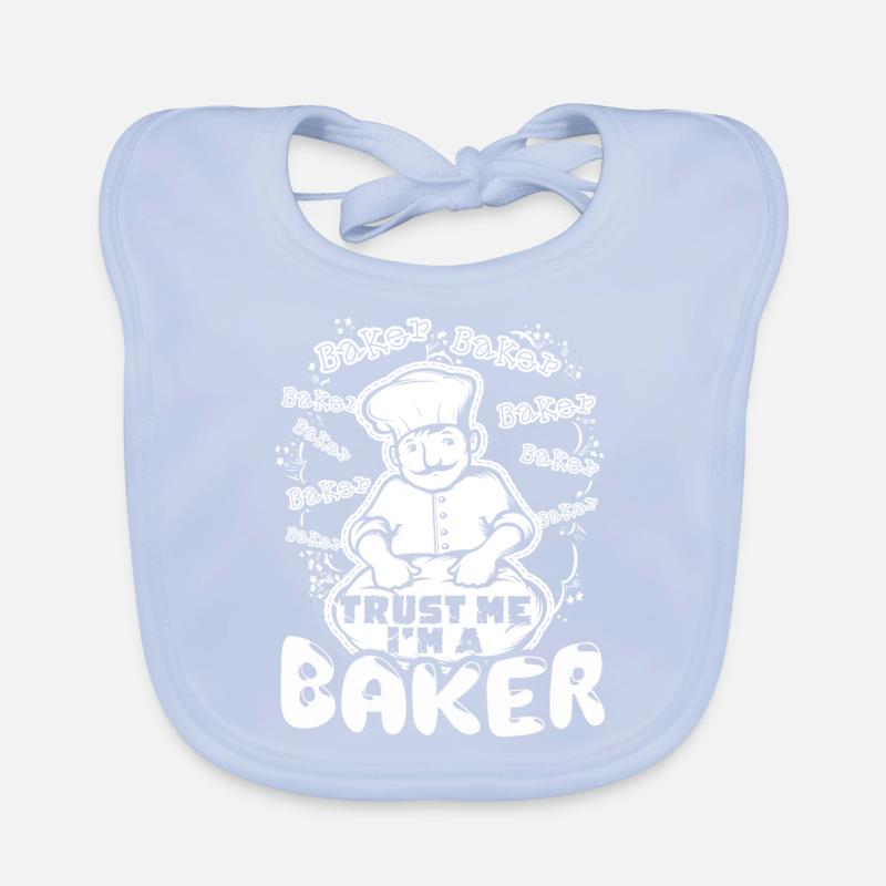 Trust Me I am A Baker Organic Baby Bibs