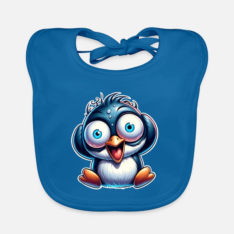 Pinguin Crazy Baby Bio-Lätzchen