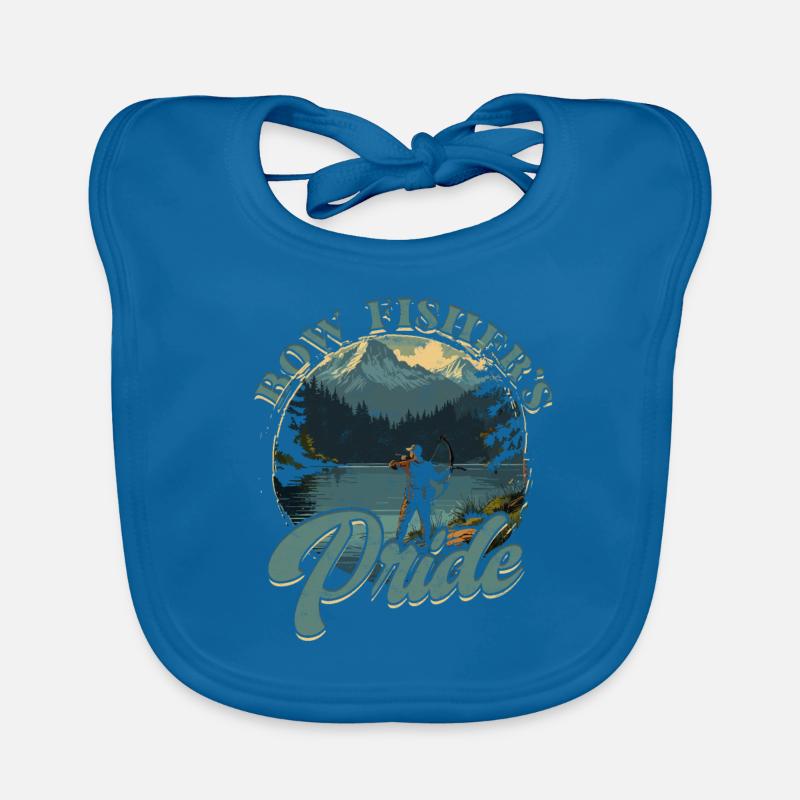 Bogenfischer Bogenfischen Bow Fishing Pride Baby Bio-Lätzchen