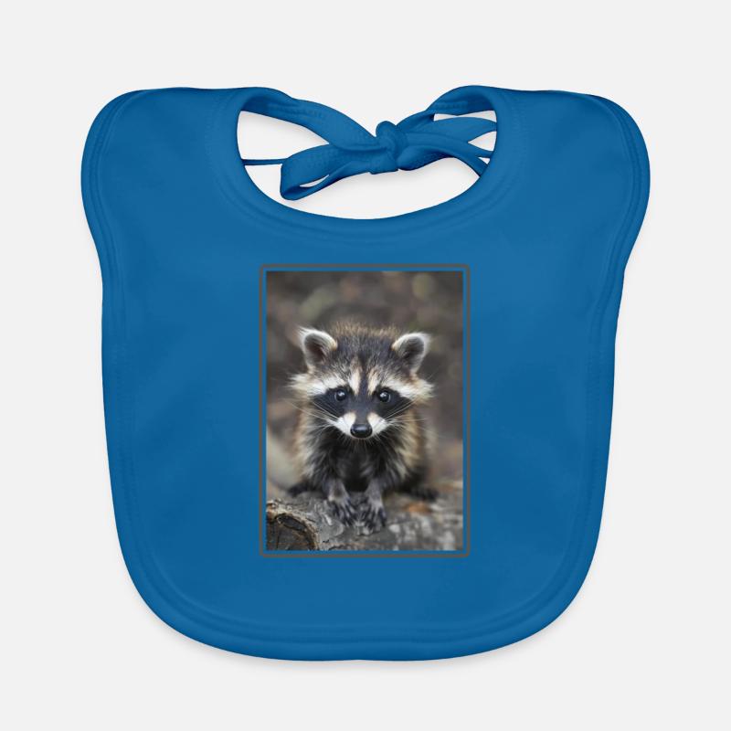 Waschbären Waschbär Baby Bio-Lätzchen