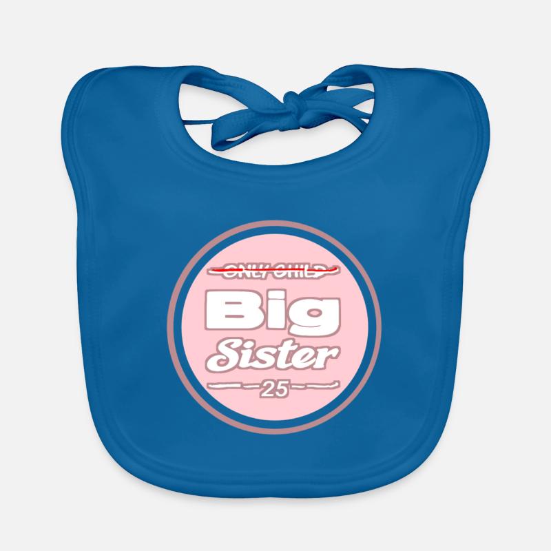 Eltern nur Kind große Schwester Baby Bio-Lätzchen