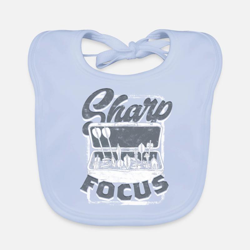 Bogenfischer Bogenfischen Bogenangeln Baby Bio-Lätzchen