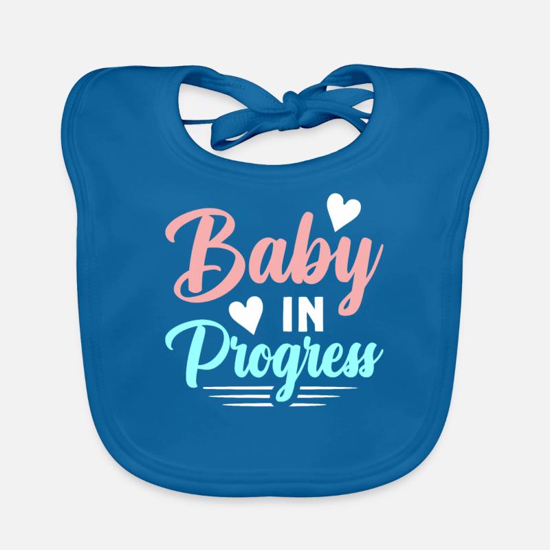 Baby In Progress Schwanger Werdende Mutter Baby Bio-Lätzchen