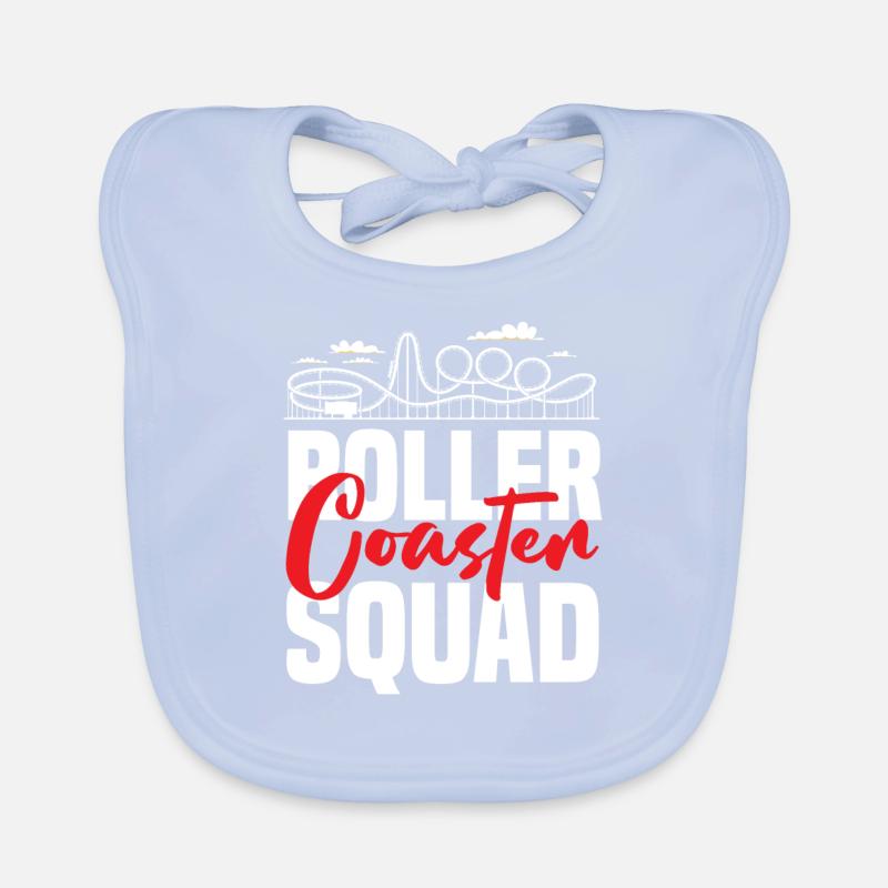 Roller Coaster Squad Aventure Amour Bavoir bio Bébé