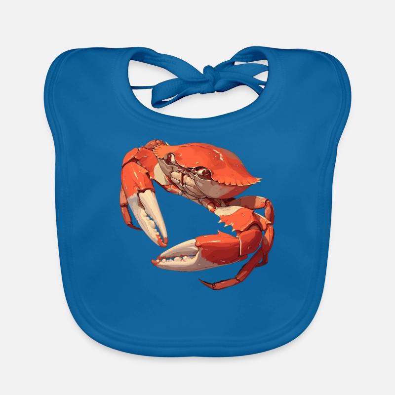 Crab Crab Organic Baby Bibs
