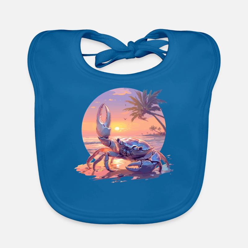 Crabe Crabe Bavoir bio Bébé
