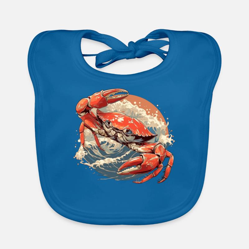 Crabe Crabe Bavoir bio Bébé