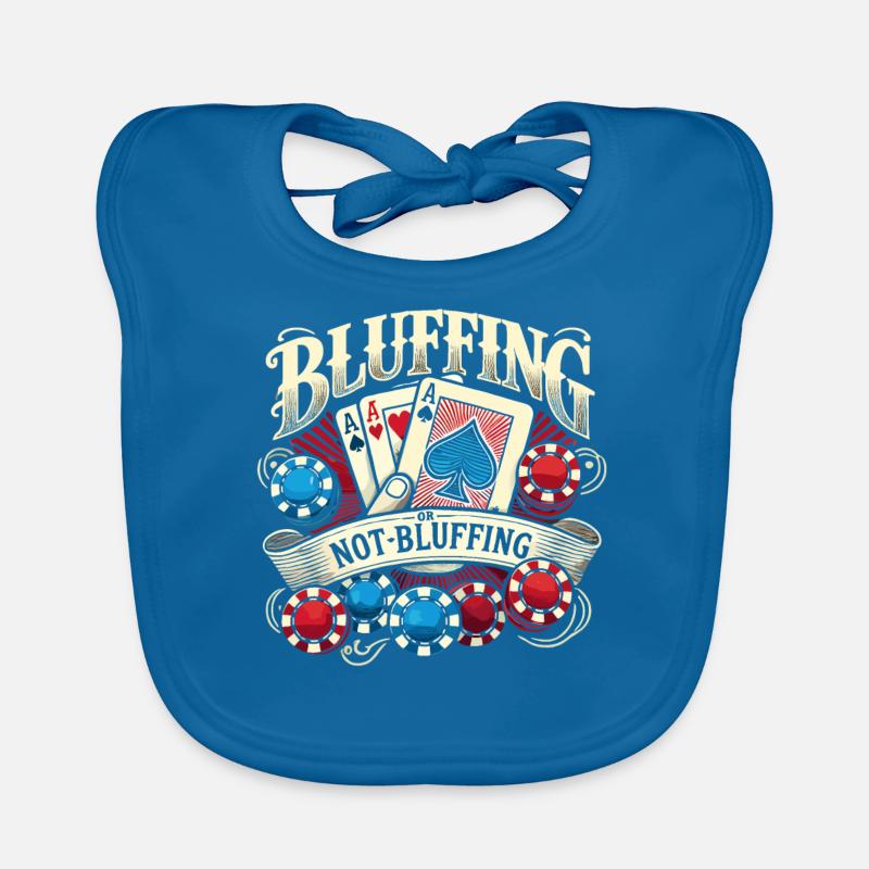 Bluffen oder nicht bluffen Baby Bio-Lätzchen