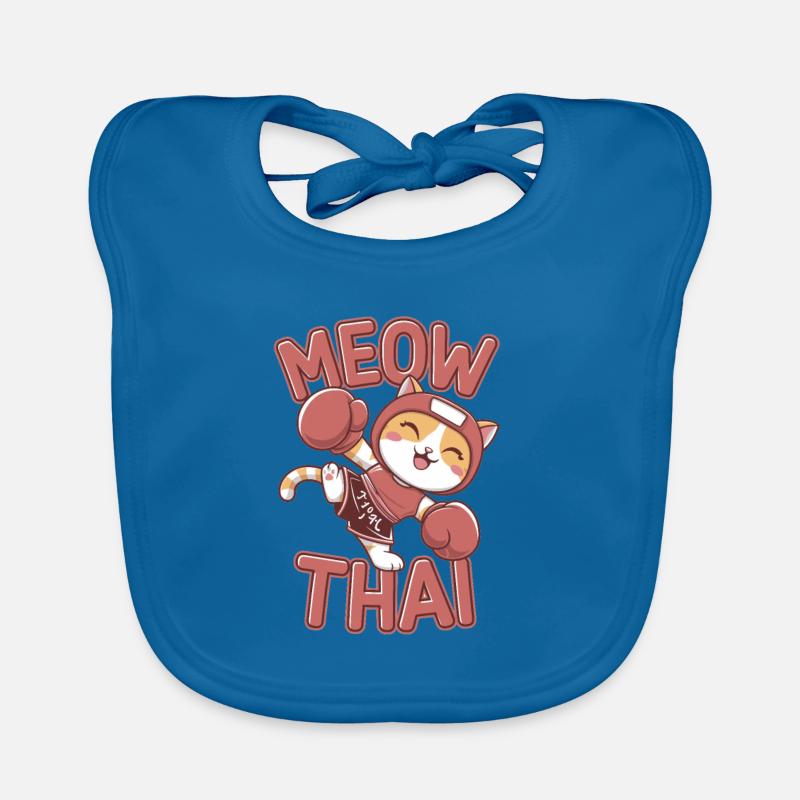 Meow thai Baby Bio-Lätzchen