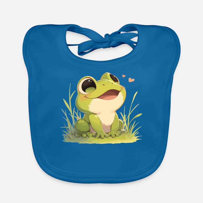Frog Frogs Organic Baby Bibs