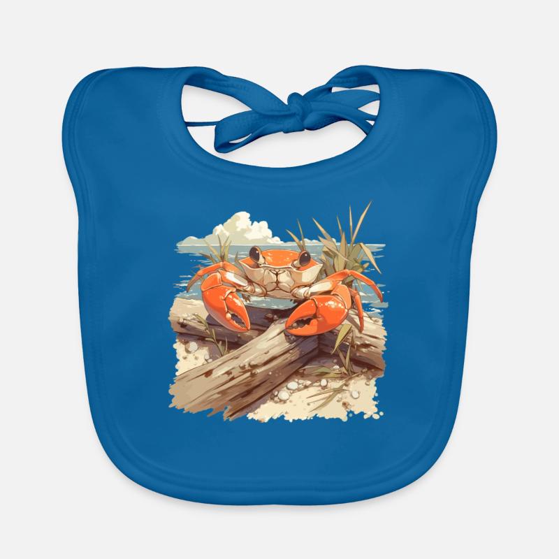 Crabe Crabe Bavoir bio Bébé