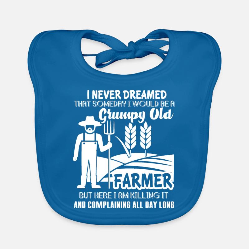 Be A Grumpy Old Farmer Organic Baby Bibs