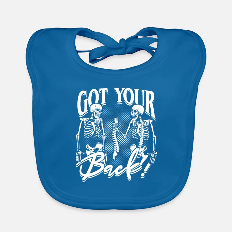 Chiropractor Physical Therapist Got Your Back! Organic Baby Bibs