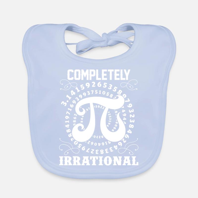 Pi Day Pi Completely Irrational Organic Baby Bibs