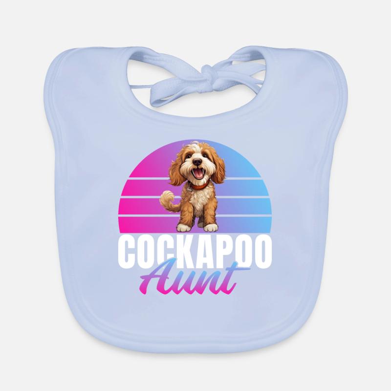 Cadeaux Cockapoo Bavoir bio Bébé