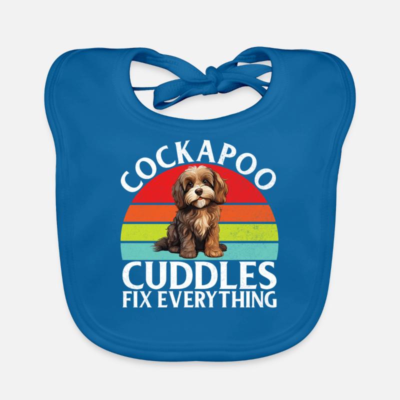 Cadeaux Cockapoo Bavoir bio Bébé