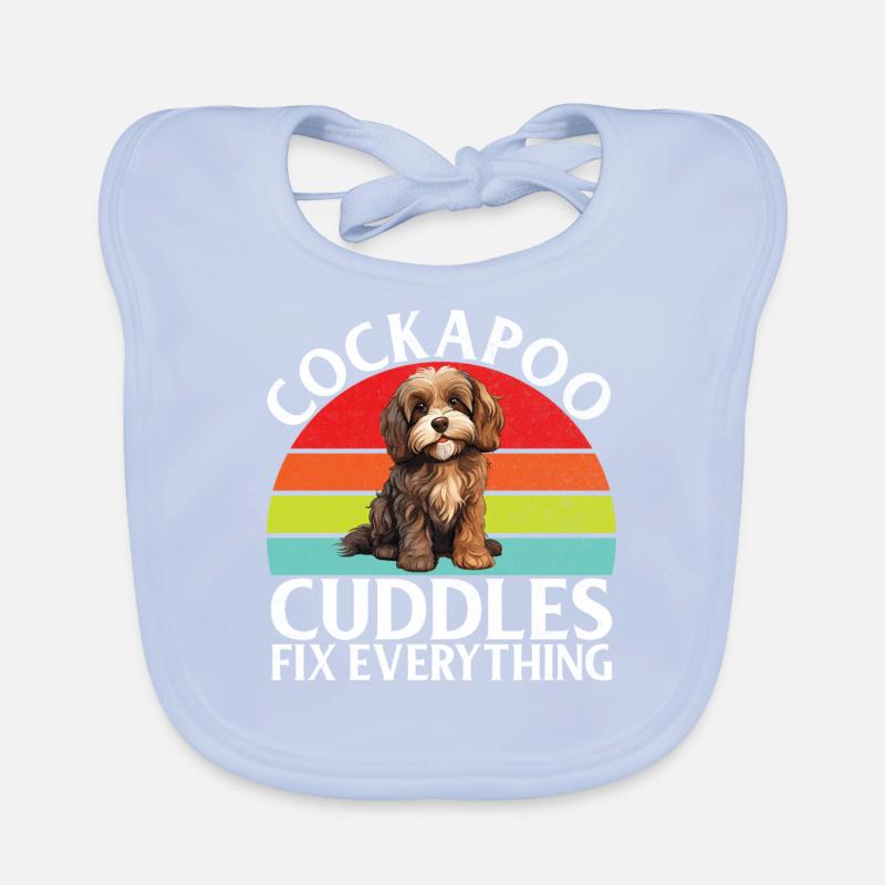 Cockapoo Gifts Baby Bio-Lätzchen