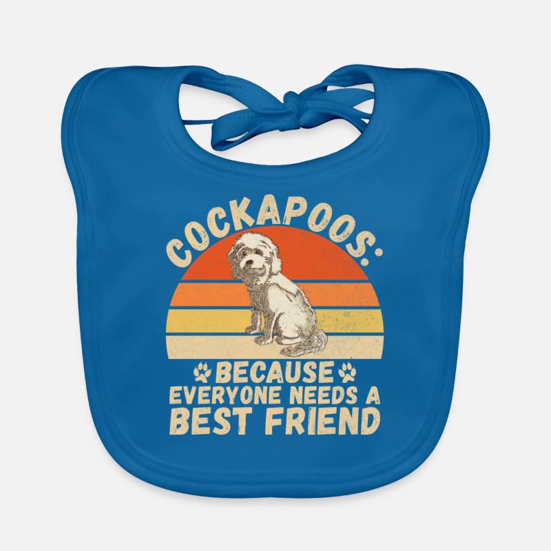 Cadeaux Cockapoo Bavoir bio Bébé