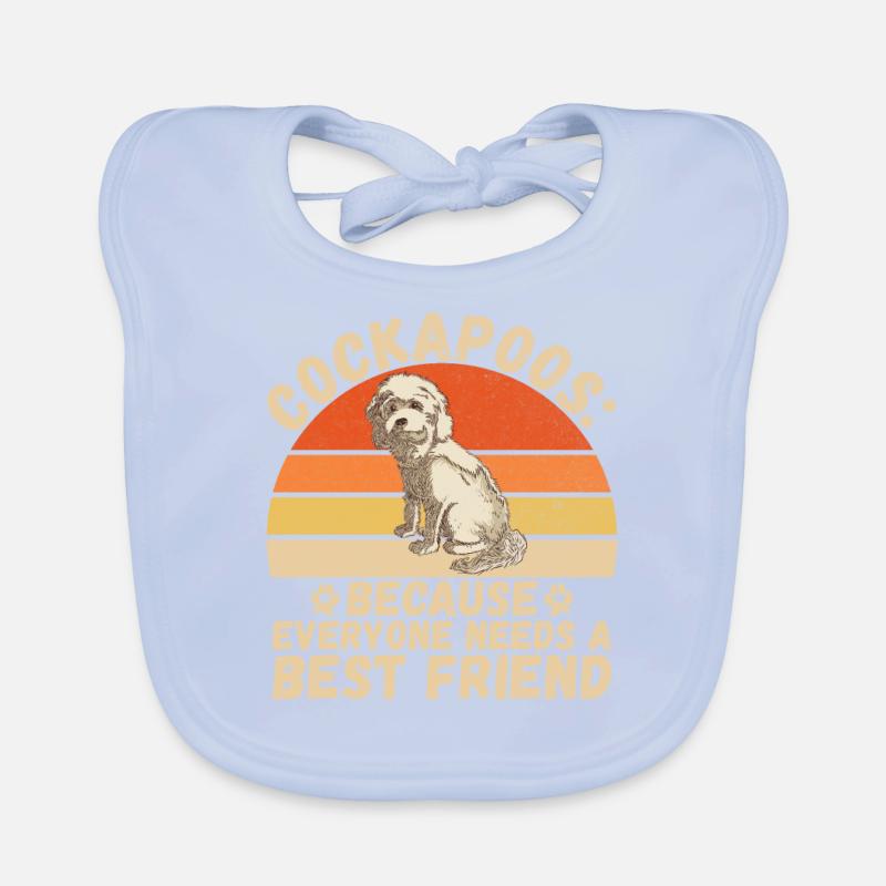 Cadeaux Cockapoo Bavoir bio Bébé