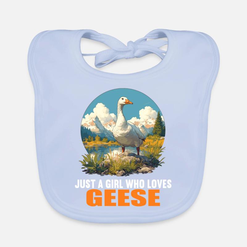 Gänse Gans Baby Bio-Lätzchen