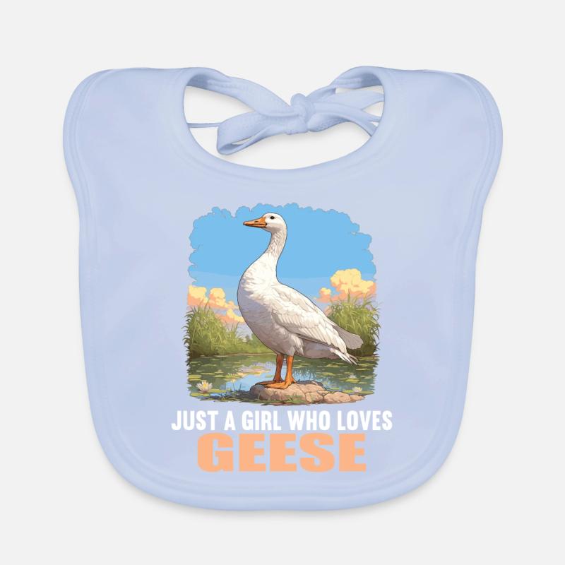Gänse Gans Baby Bio-Lätzchen