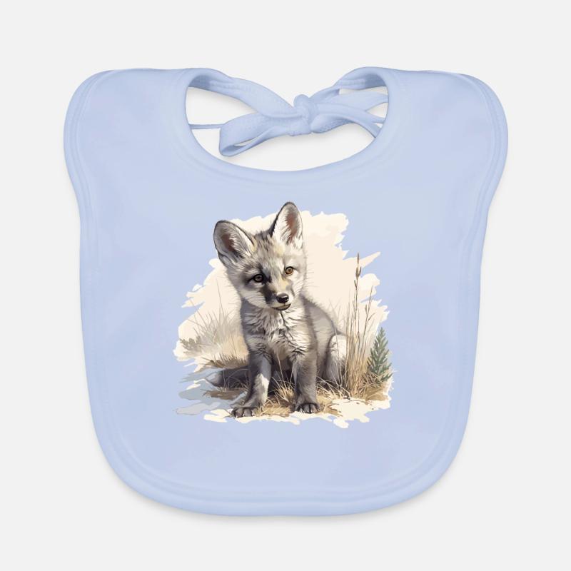 Graufüchse Graufuchs Baby Bio-Lätzchen