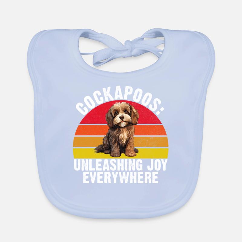 Cadeaux Cockapoo Bavoir bio Bébé