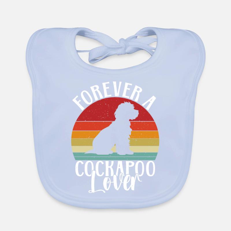 Cockapoo Gifts Organic Baby Bibs