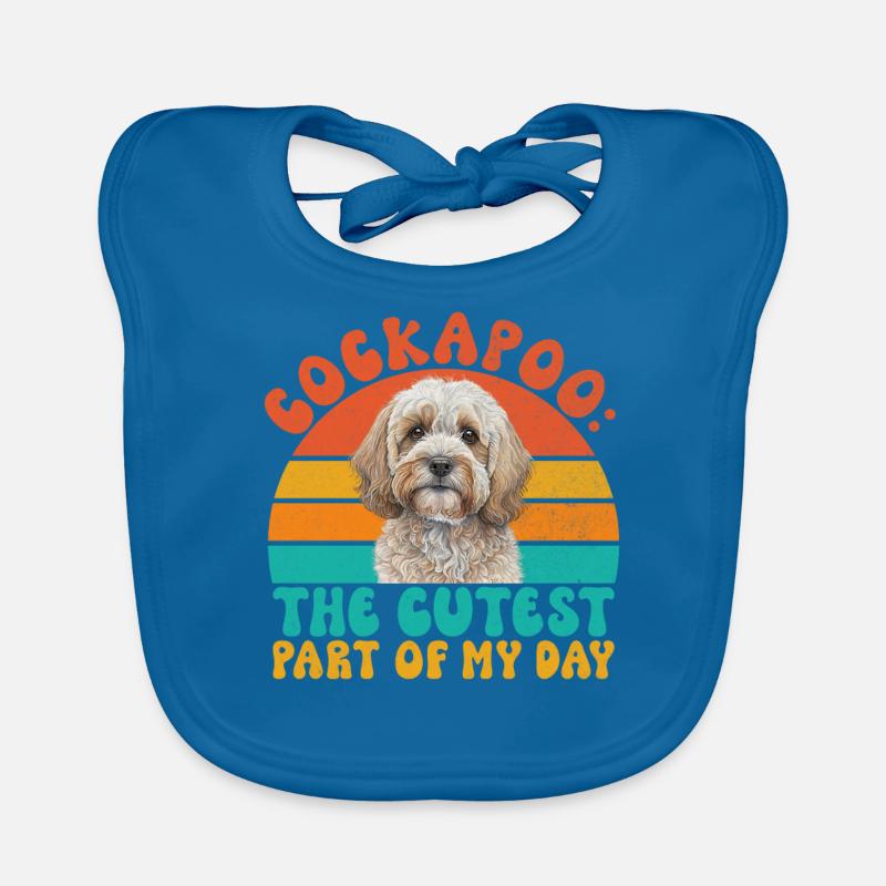 Cockapoo Gifts Organic Baby Bibs