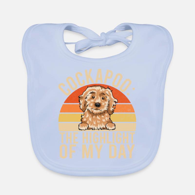 Cadeaux Cockapoo Bavoir bio Bébé