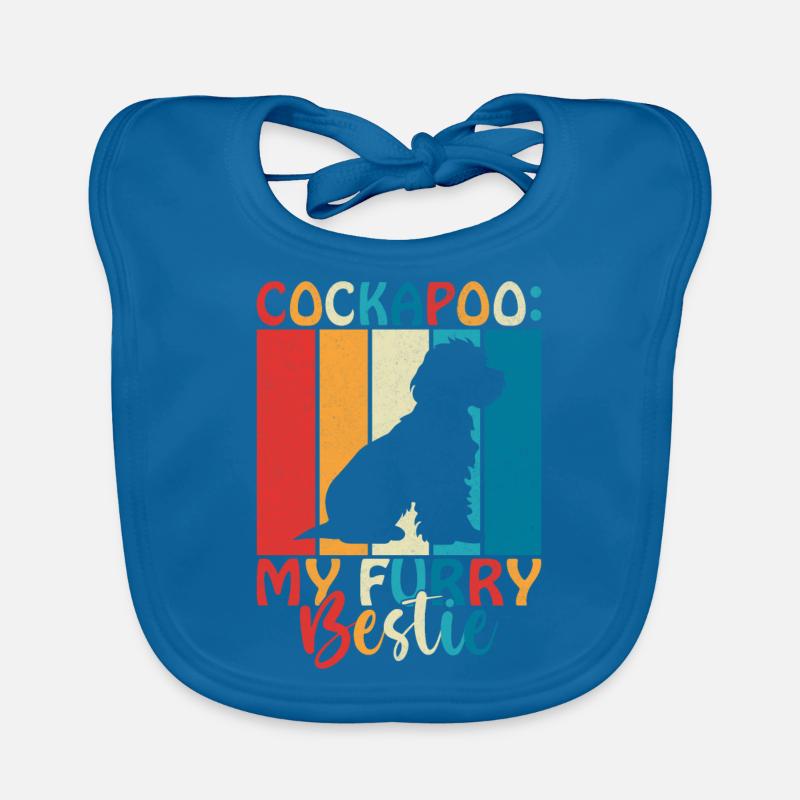 Cockapoo Gifts Organic Baby Bibs