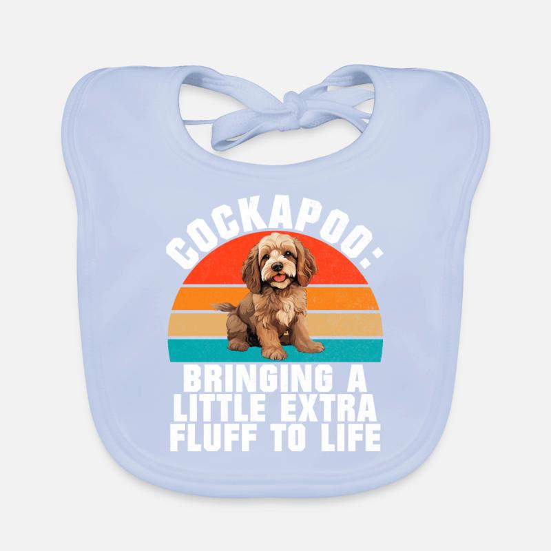 Cockapoo Gifts Baby Bio-Lätzchen