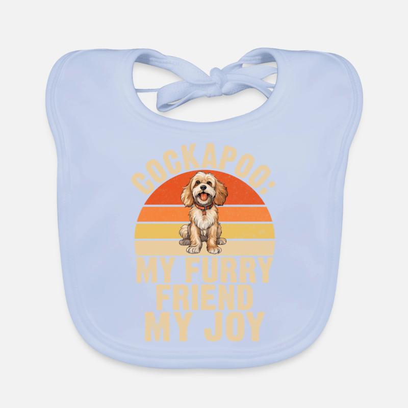 Cadeaux Cockapoo Bavoir bio Bébé