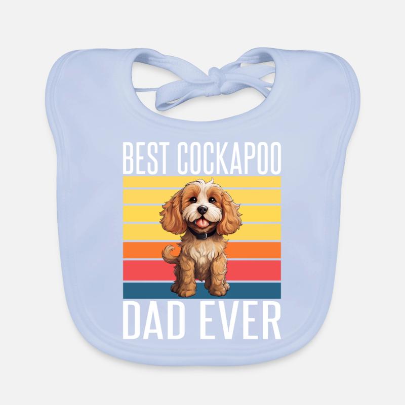 Cockapoo Gifts Organic Baby Bibs