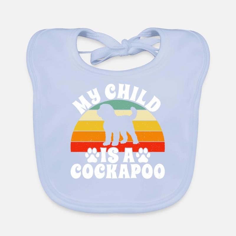 Cadeaux Cockapoo Bavoir bio Bébé
