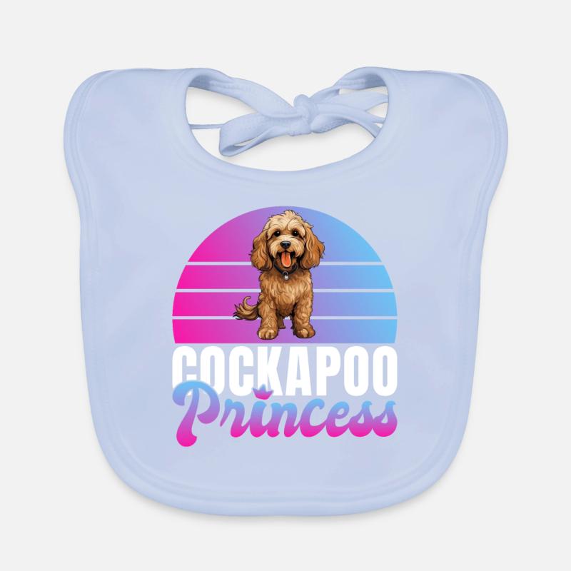 Cockapoo Gifts Organic Baby Bibs