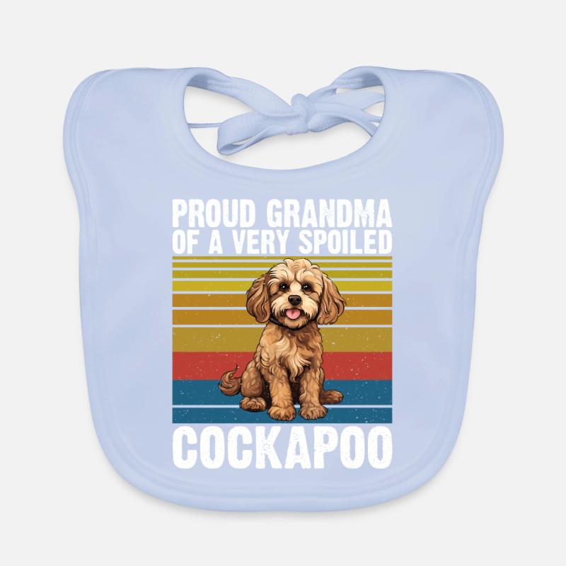 Cadeaux Cockapoo Bavoir bio Bébé