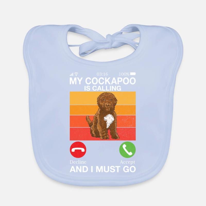 Cadeaux Cockapoo Bavoir bio Bébé