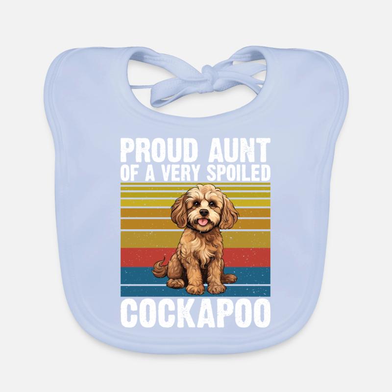 Cadeaux Cockapoo Bavoir bio Bébé