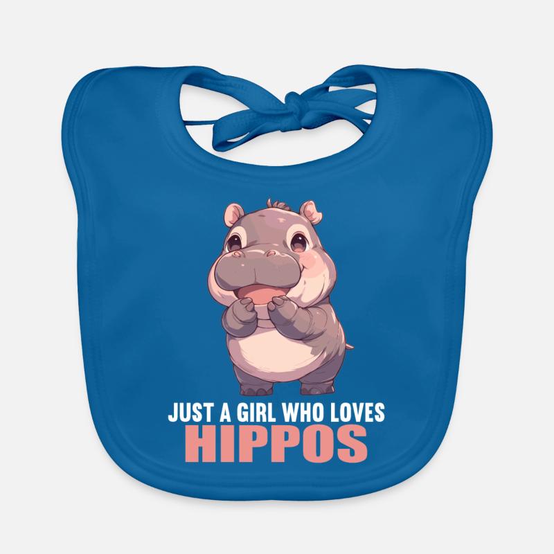Hippopotame Hippopotame Bavoir bio Bébé