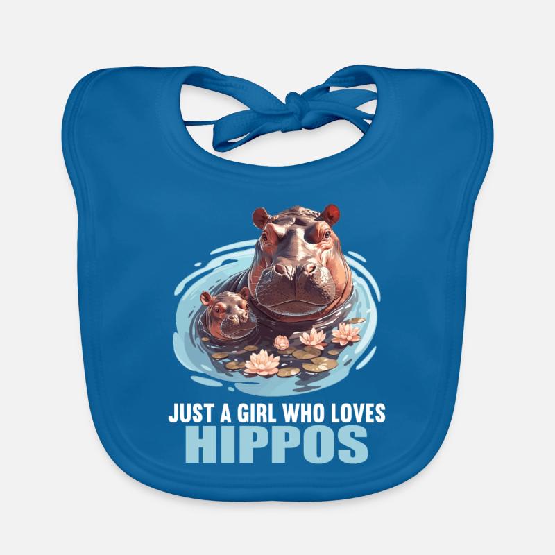 Hippopotame Hippopotame Bavoir bio Bébé