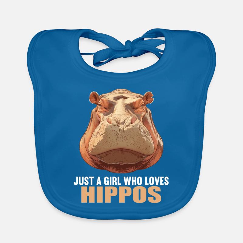 Hippopotame Hippopotame Bavoir bio Bébé