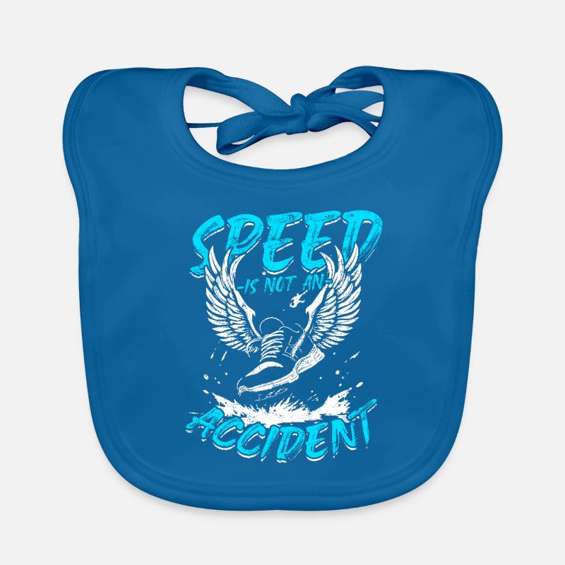 Sprint Sprinten Speed Is Not An Accident Baby Bio-Lätzchen