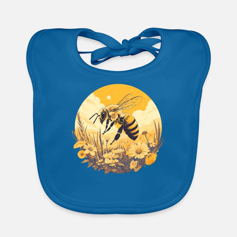Bees Bee Organic Baby Bibs