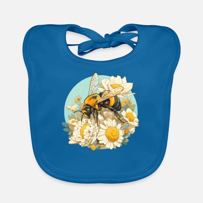 Bees Bee Organic Baby Bibs