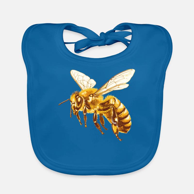 Bees Bee Organic Baby Bibs
